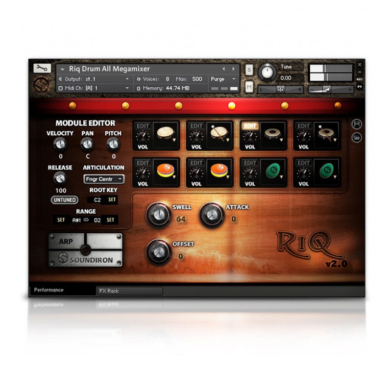 SOUNDIRON Riq Drum - Biblioteka brzmień (do pobrania)
