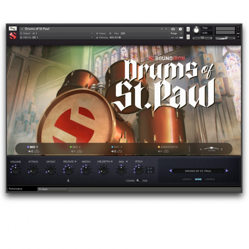 SOUNDIRON Drums of St. Paul - Biblioteka brzmień (do pobrania)