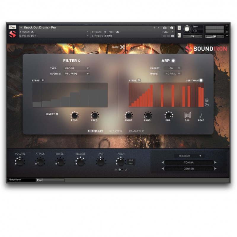 SOUNDIRON Knockout Drums - Biblioteka brzmień (do pobrania)