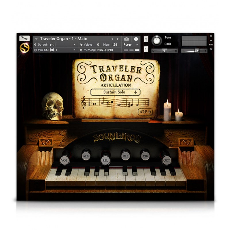 SOUNDIRON Traveler Organ - Biblioteka brzmień (do pobrania)