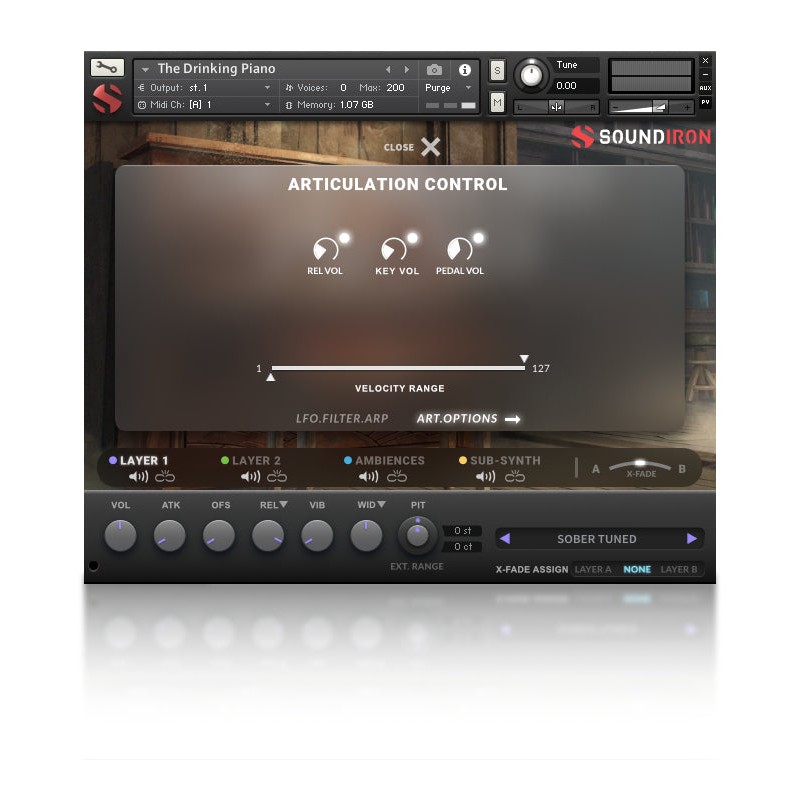 SOUNDIRON The Drinking Piano - Biblioteka brzmień (do pobrania)