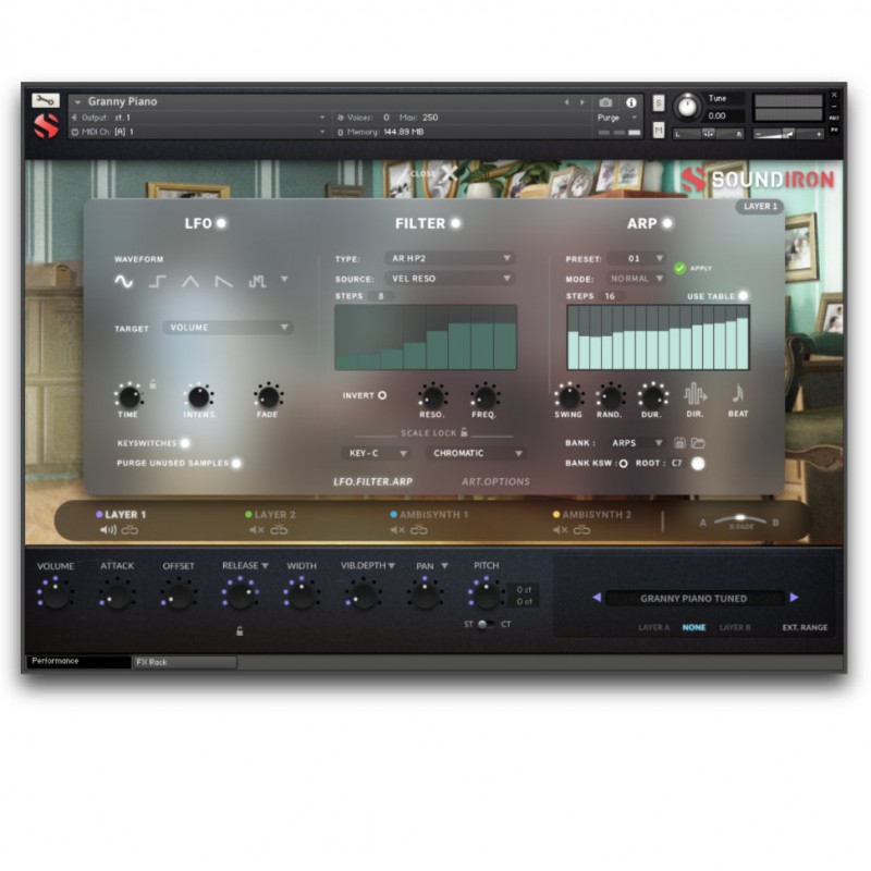 SOUNDIRON Old Busted Granny Piano - Biblioteka brzmień (do pobrania)