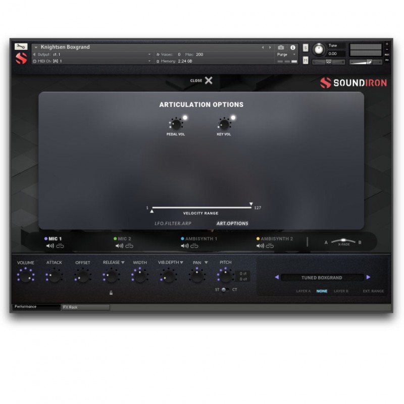 SOUNDIRON Delphi Piano 2: The Knightsen Box Grand - Biblioteka brzmień (do pobrania)