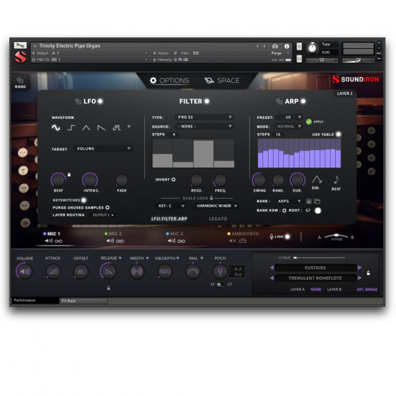 SOUNDIRON Trinity Electric Pipe Organ - Biblioteka brzmień (do pobrania)
