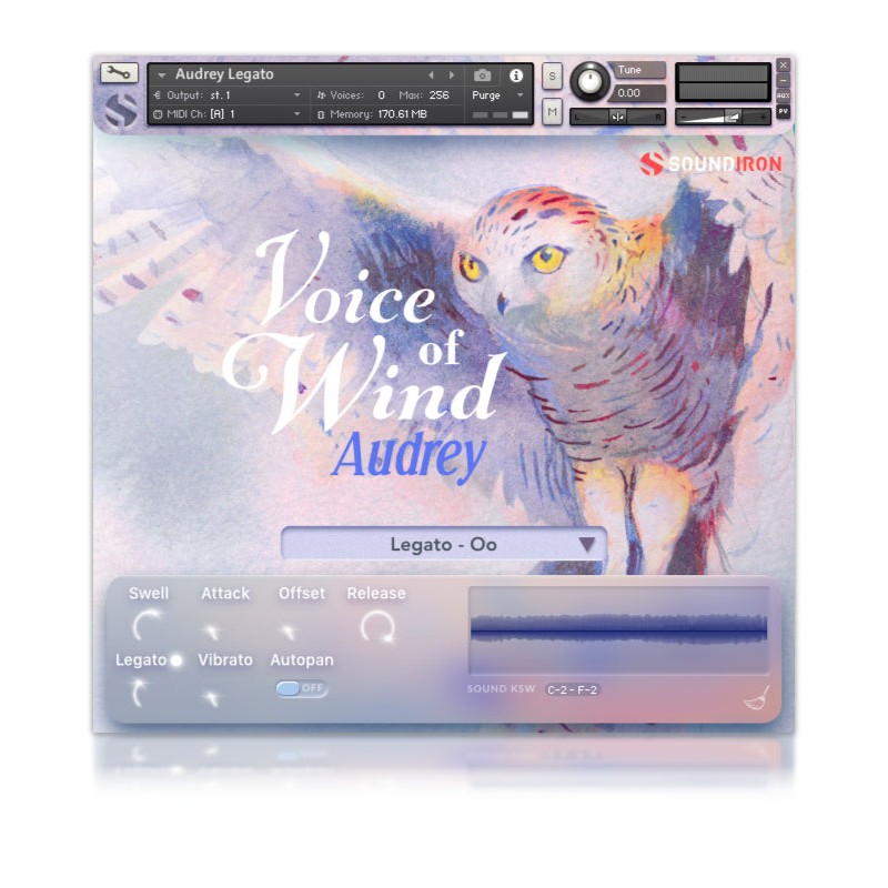 SOUNDIRON Voice of Wind: Audrey - Biblioteka brzmień (do pobrania)