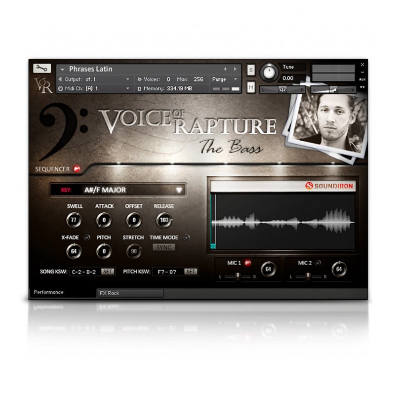 SOUNDIRON Voice of Rapture: The Bass - Biblioteka brzmień (do pobrania)
