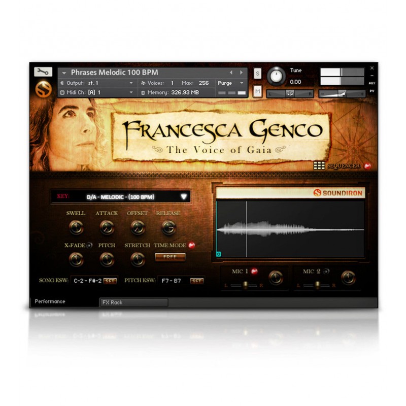 SOUNDIRON Voice of Gaia: Francesca - Biblioteka brzmień (do pobrania)