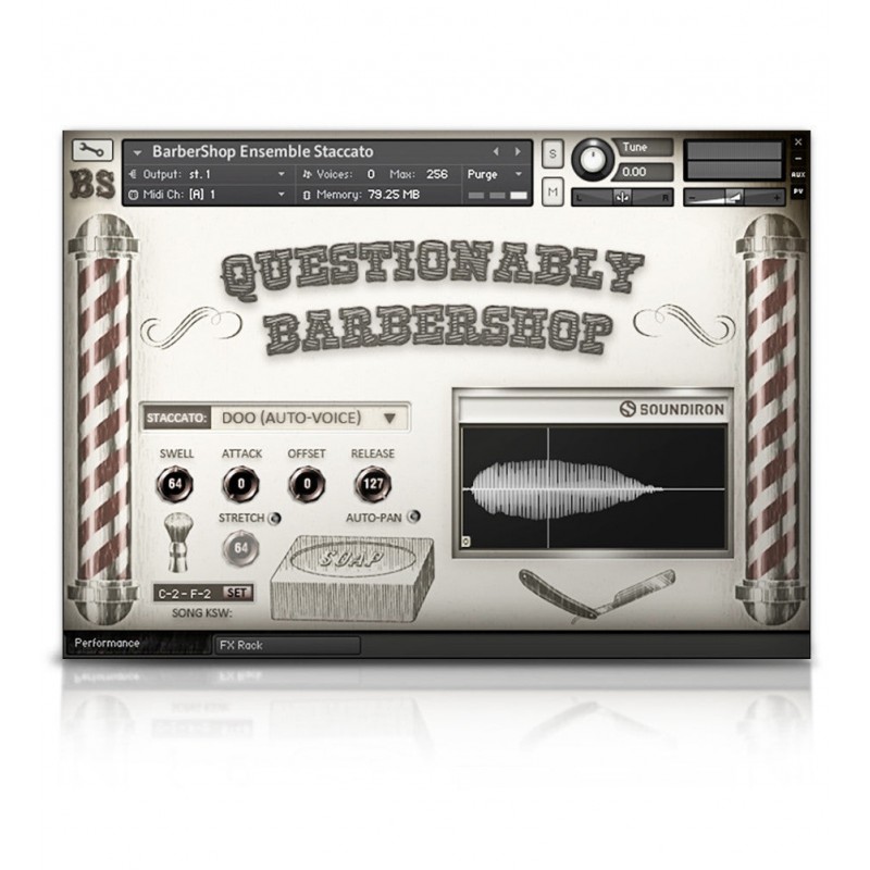 SOUNDIRON Questionably Barbershop - Biblioteka brzmień (do pobrania)