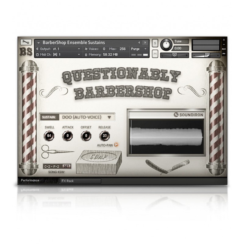 SOUNDIRON Questionably Barbershop - Biblioteka brzmień (do pobrania)