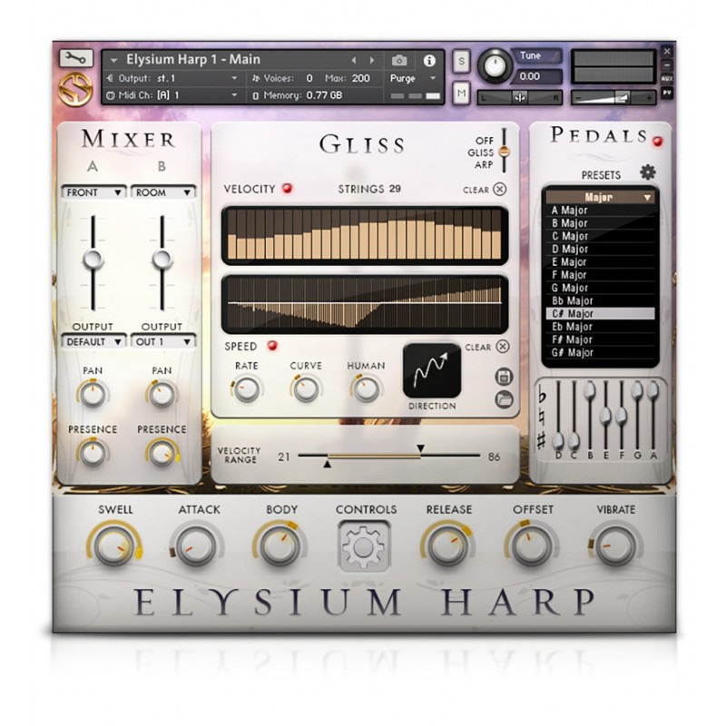 SOUNDIRON Elysium Harp - Biblioteka brzmień (do pobrania)