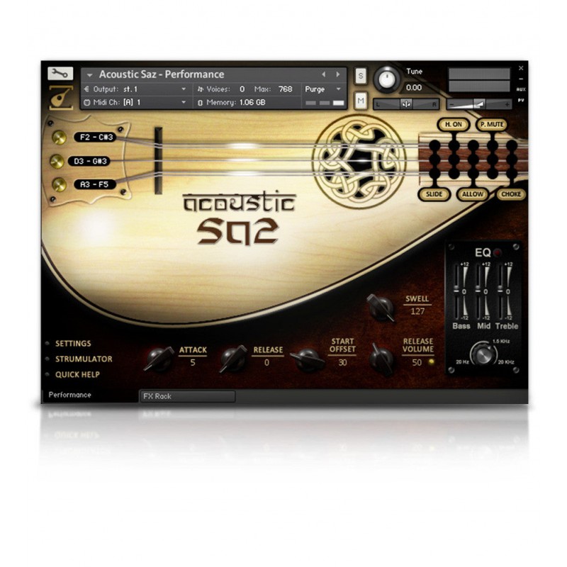 SOUNDIRON Acoustic Saz - Biblioteka brzmień (do pobrania)