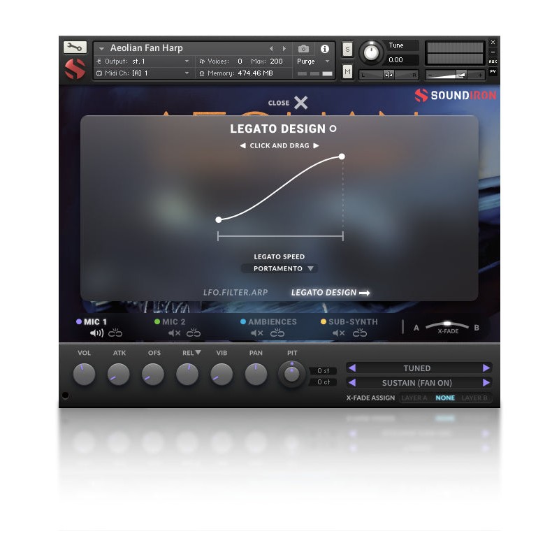 SOUNDIRON Aeolian Fan Harp - Biblioteka brzmień (do pobrania)