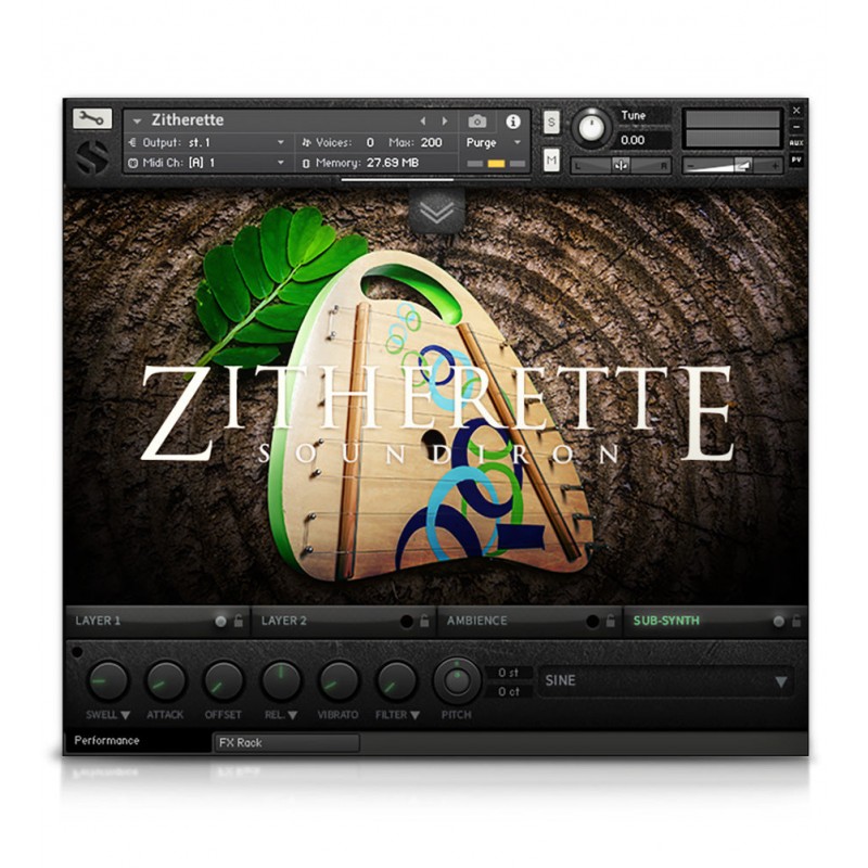 SOUNDIRON Zitherette - Biblioteka brzmień (do pobrania)