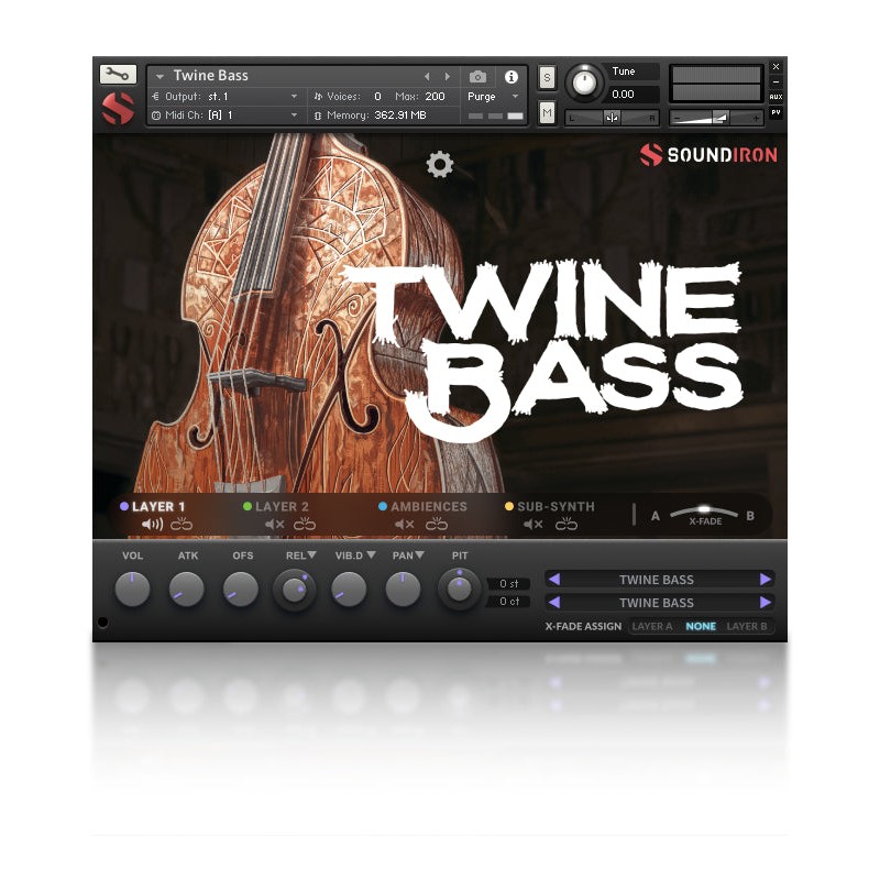 SOUNDIRON Twine Bass - Biblioteka brzmień (do pobrania)