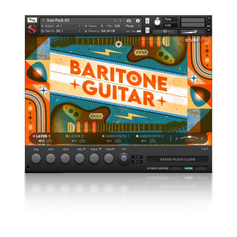 SOUNDIRON Iron Pack 5: Baritone Guitar - Biblioteka brzmień (do pobrania)