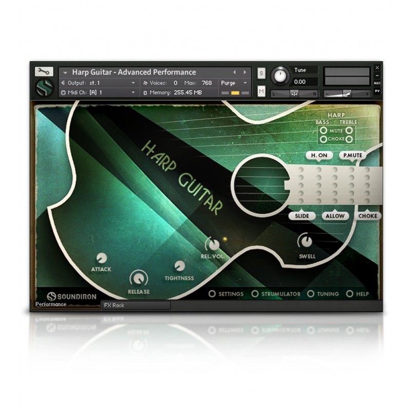 SOUNDIRON Brad Hoyt's Harp Guitar - Biblioteka brzmień (do pobrania)