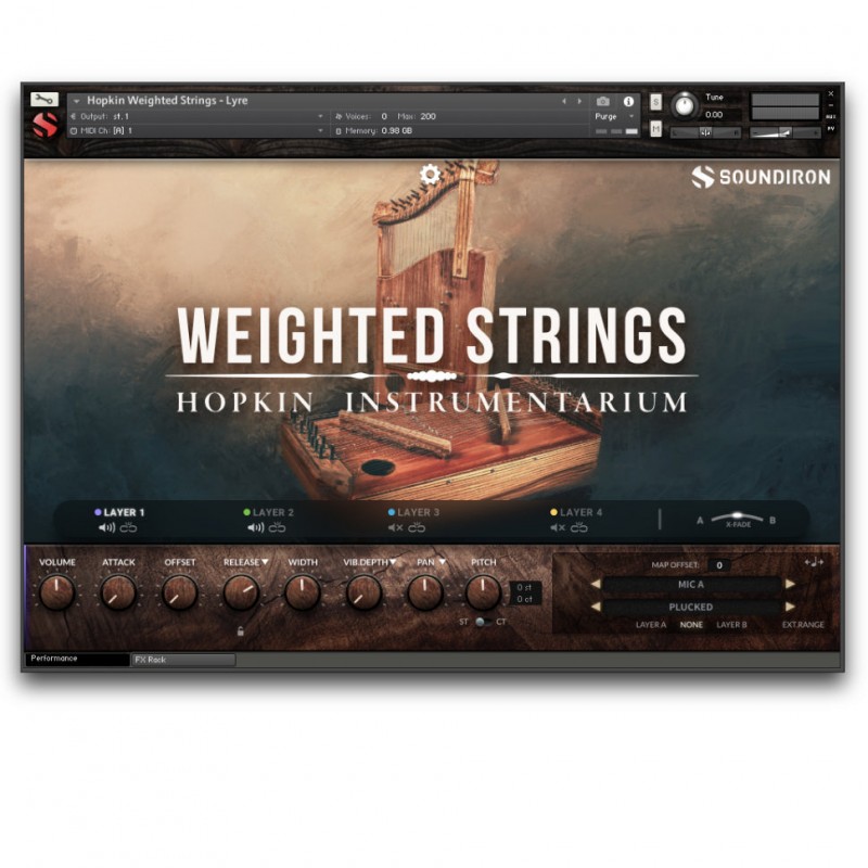 SOUNDIRON Hopkin Instrumentarium: Weighted Strings - Biblioteka brzmień (do pobrania)