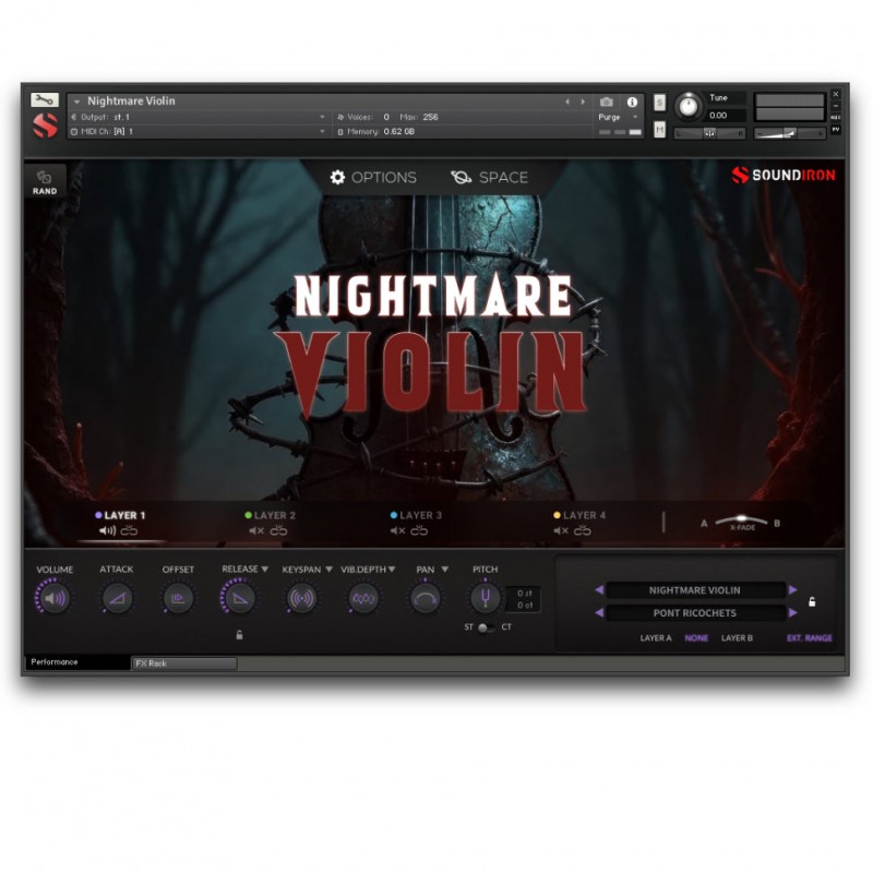 SOUNDIRON Nightmare Violin - Biblioteka brzmień (do pobrania)