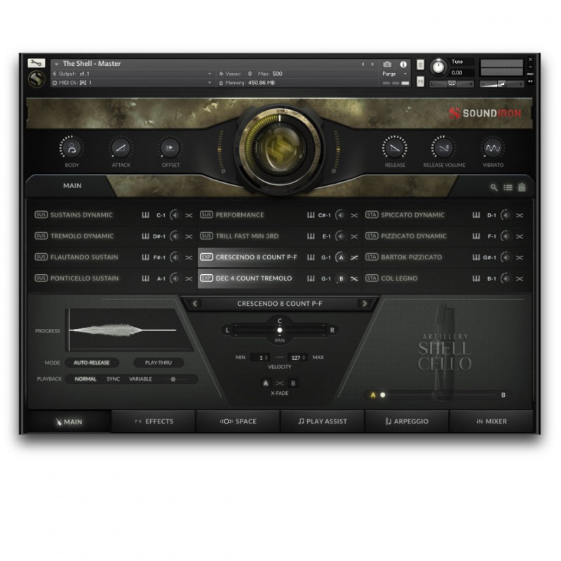 SOUNDIRON Artillery Shell Cello - Biblioteka brzmień (do pobrania)