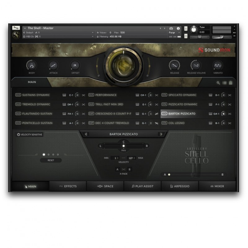 SOUNDIRON Artillery Shell Cello - Biblioteka brzmień (do pobrania)