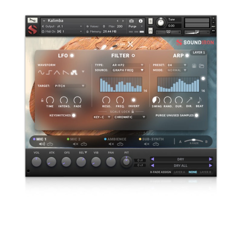 SOUNDIRON Kalimba - Biblioteka brzmień (do pobrania)