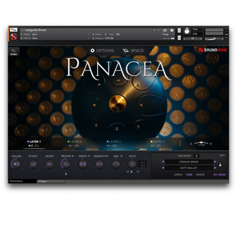 SOUNDIRON Panacea - Biblioteka brzmień (do pobrania)