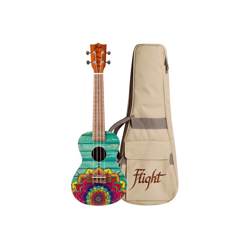 Flight AUC33 Mansion - ukulele koncertowe z pokrowcem