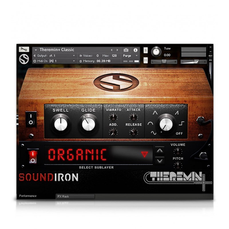 SOUNDIRON Theremin+ - Biblioteka brzmień (do pobrania)