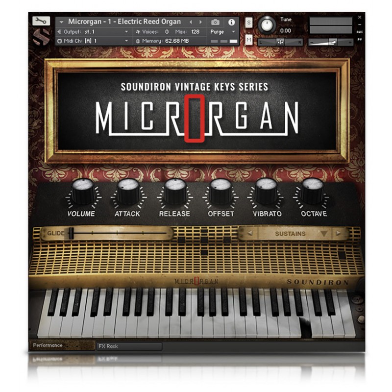 SOUNDIRON Microrgan - Biblioteka brzmień (do pobrania)