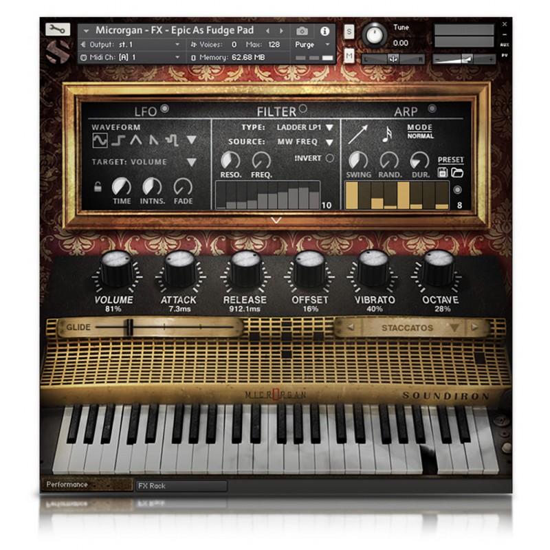 SOUNDIRON Microrgan - Biblioteka brzmień (do pobrania)