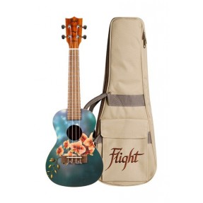 Flight AUC33 Orchid - ukulele koncertowe z pokrowcem