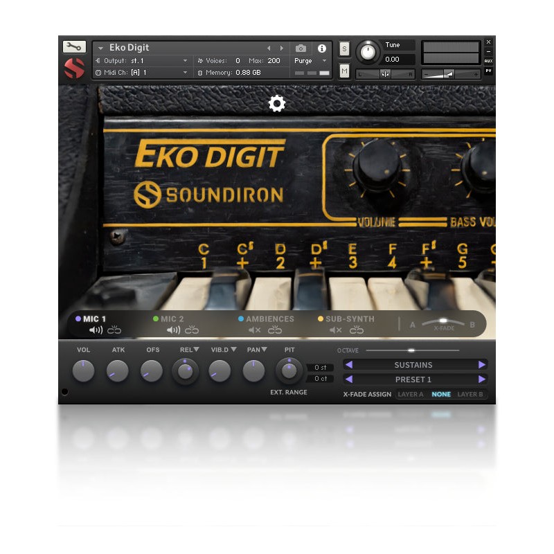 SOUNDIRON Eko Digit - Biblioteka brzmień (do pobrania)