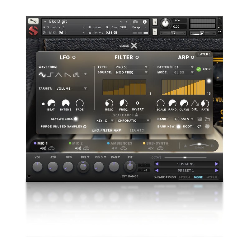 SOUNDIRON Eko Digit - Biblioteka brzmień (do pobrania)