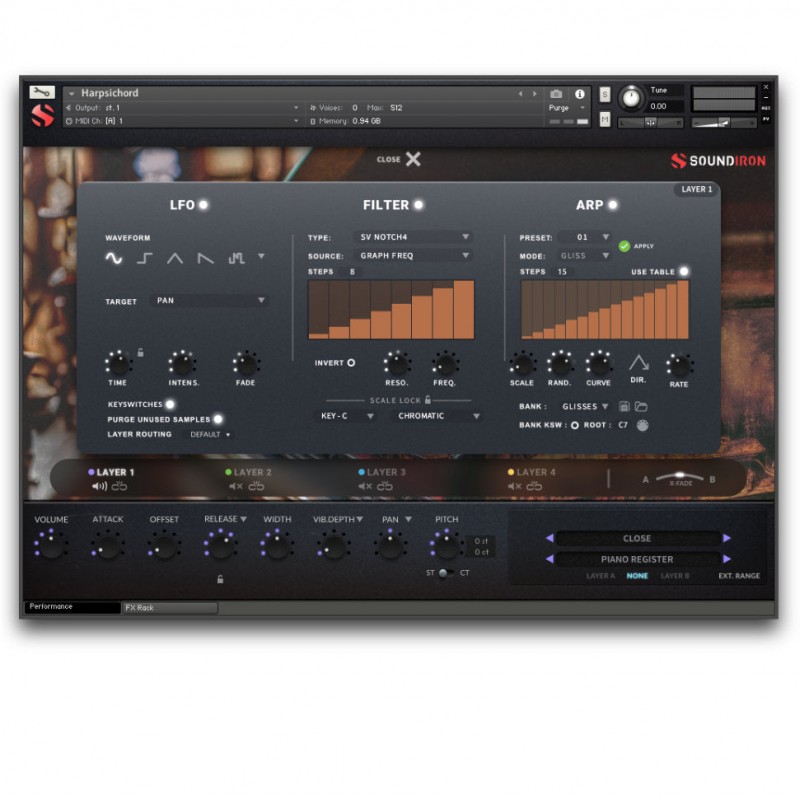 SOUNDIRON Harpsichord - Biblioteka brzmień (do pobrania)