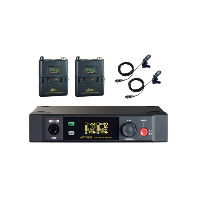 Mipro ACT-5802slsACT-58T2 - zestaw bezprzewodowy