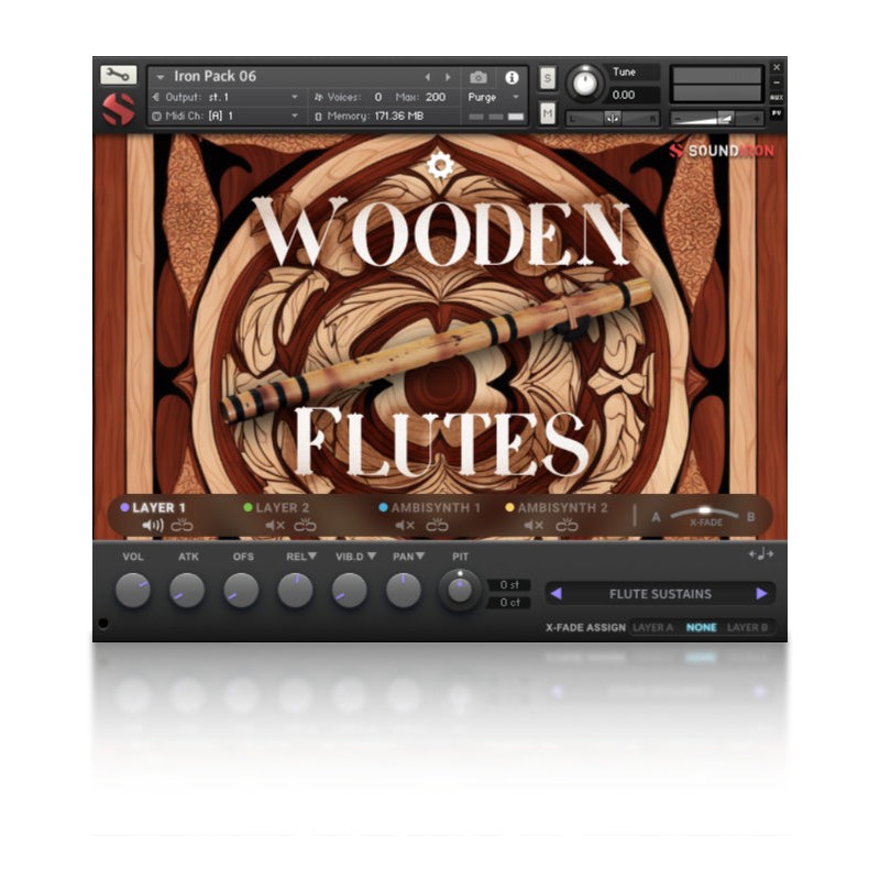 SOUNDIRON Iron Pack 6: Wooden Flutes - Biblioteka brzmień (do pobrania)
