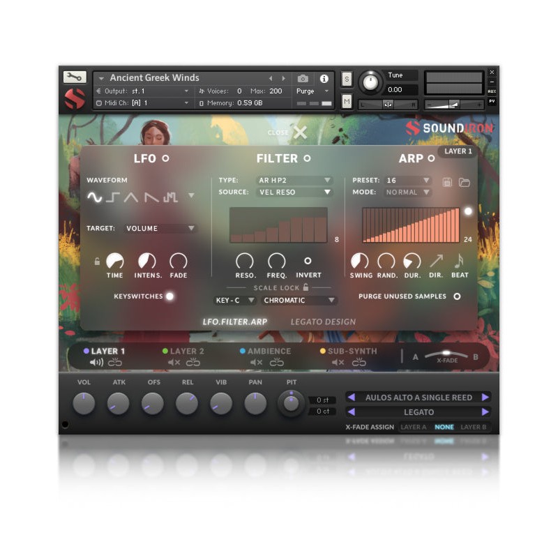 SOUNDIRON Ancient Greek Winds - Biblioteka brzmień (do pobrania)