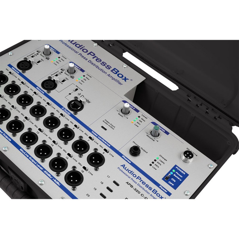 Audio Press Box APB-320 C-D-USB - Aktywny PressBox