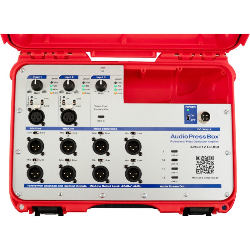Audio Press Box APB-312 C-USB (APB Mini) - Aktywny PressBox