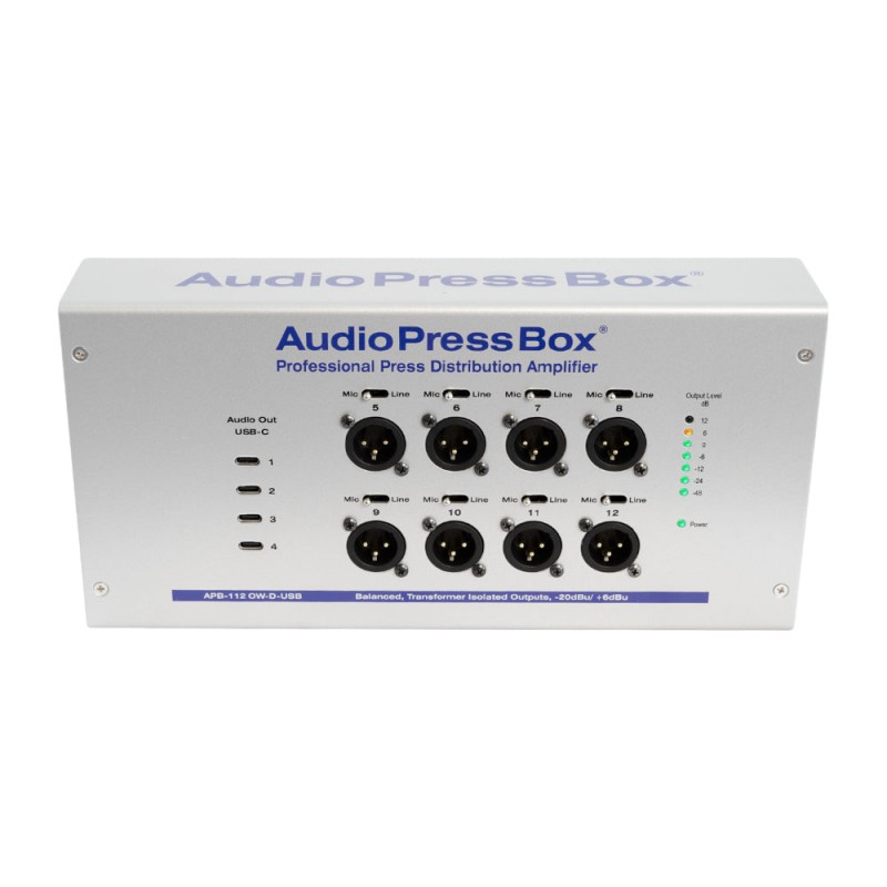 Audio Press Box APB-112 OW-D-USB - Aktywny PressBox ścienny