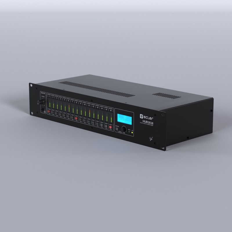 Ecler HUB1616 - Cyfrowy mikser instalacyjny