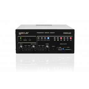 Ecler HMA120 - Mikser audio ze wzmacniaczem MP3/SD/USB