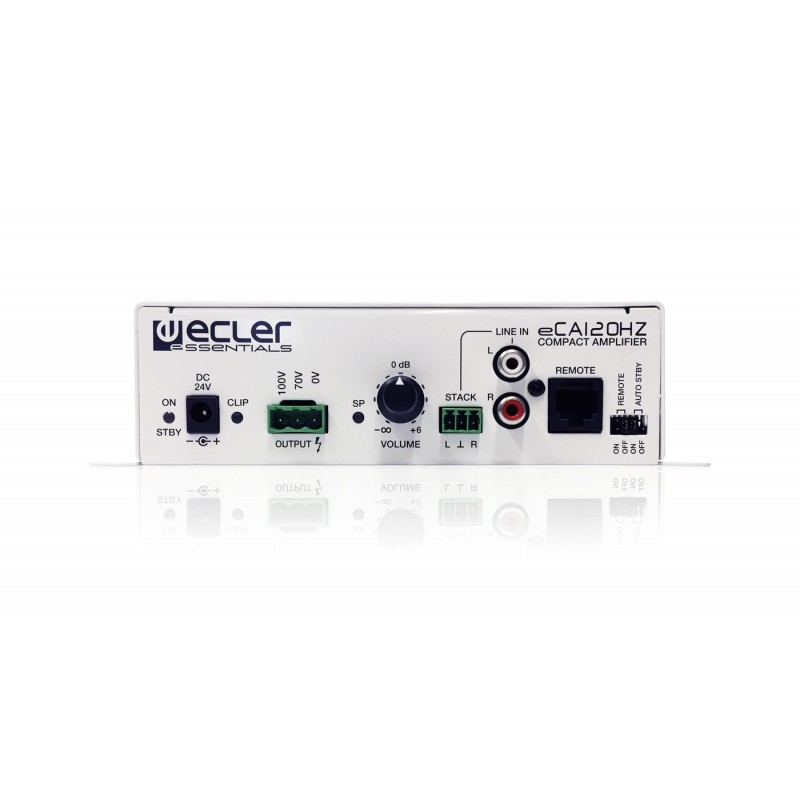 Ecler eCA120HZ - Wzmacniacz audio z funkcją Auto-Standby