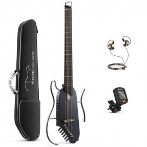 Donner HUSH-I Black Gitara elektroakustyczna EC1782 - 1 - Gitary e-akustyczne - 
