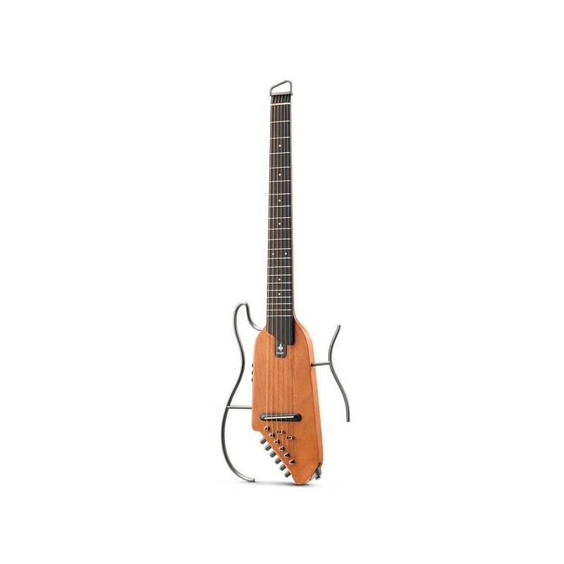 Donner HUSH-I  Mahogany Gitara elektroakustyczna EC1781 - 2 - Gitary e-akustyczne - Donner HUSH-I Mahogany to ultrakompaktowa i 
