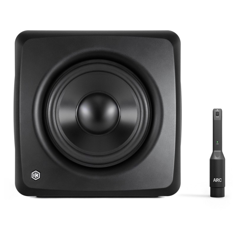 IK Multimedia iLoud Subwoofer Aktywny Subwoofer Studyjny - 2 - Niskotonowe studyjne - Ultrakompaktowy subwoofer aktywny 6.5in., 