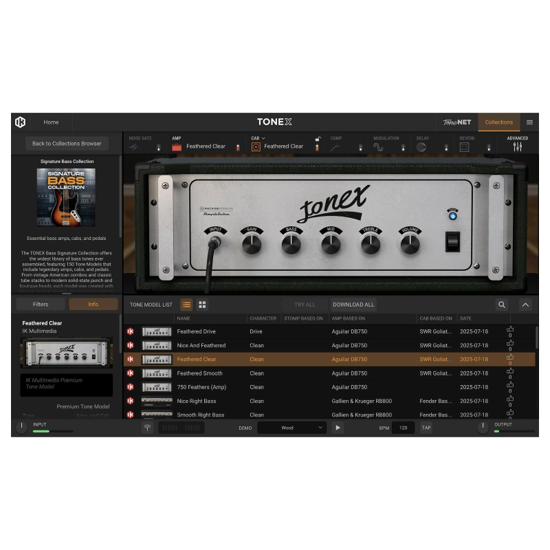 IK Multimedia TONEX ONE Bass Edition - 11 - Strona główna - 