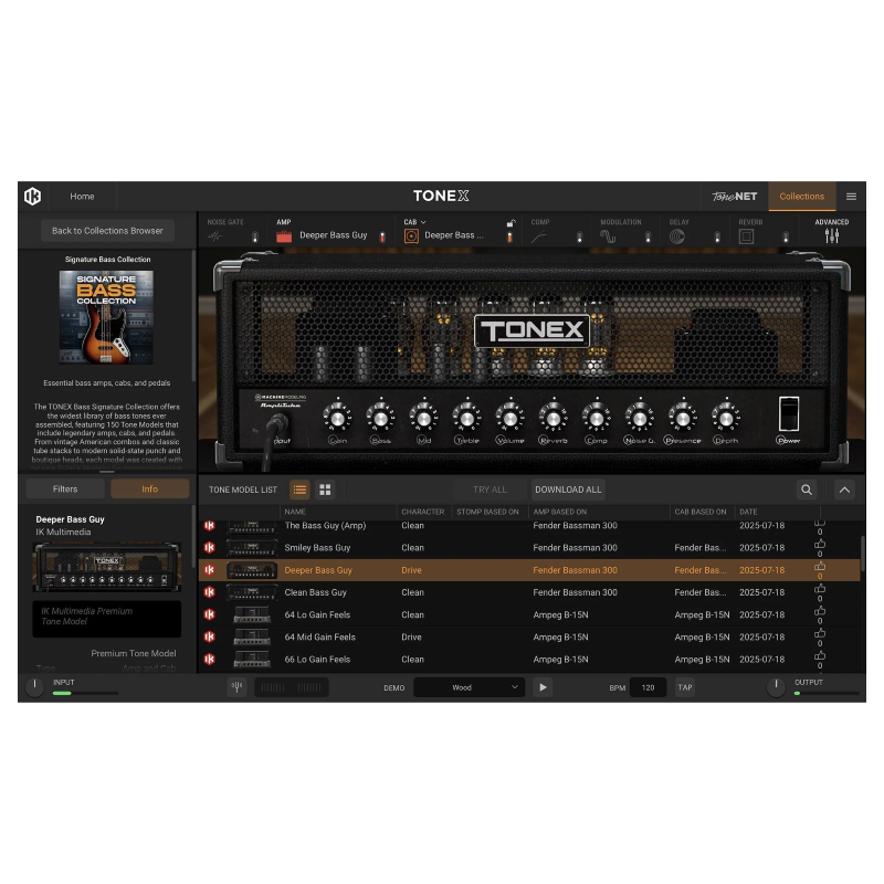 IK Multimedia TONEX ONE Bass Edition - 13 - Strona główna - 