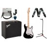 Gitara elektryczna Squier Sonic Strat BK + wzmacniacz 25W + kabel w zestaw