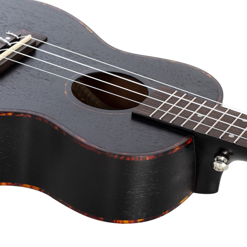 Cascha Concert Ukulele Mahogany Black Ukulele koncertowe - 8 - Ukulele - Cascha Concert Ukulele Mahogany Black to eleganckie uku